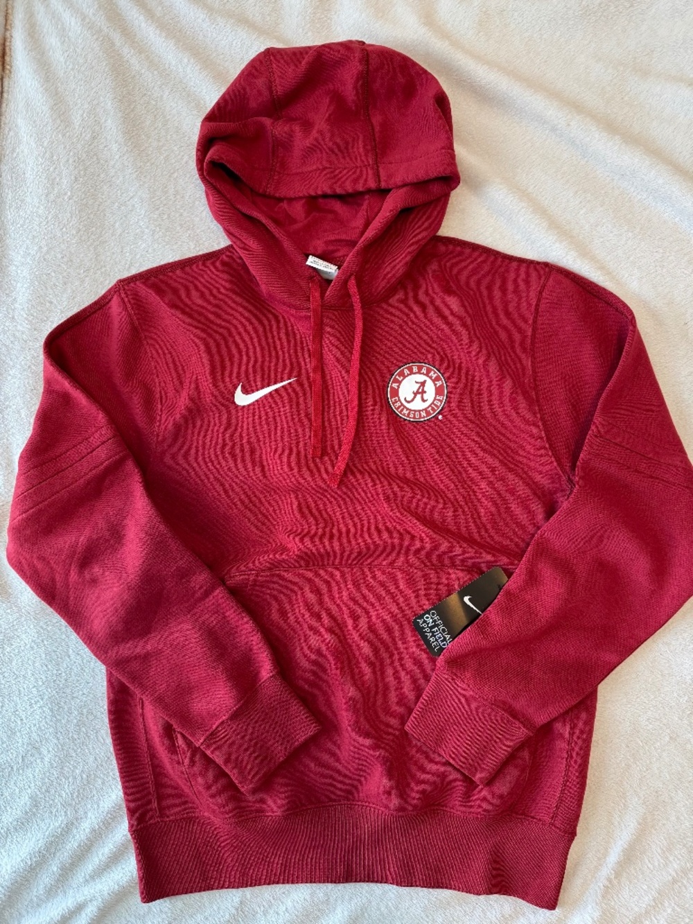Nike Alabama Crimson Tide Club Fleece Hoodie Red Men's Small NWT Sweatshirt